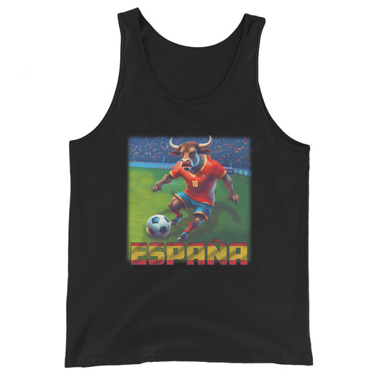 Spanien EM Fußball Trikot Alternative Klassisches Unisex-Tank-Top