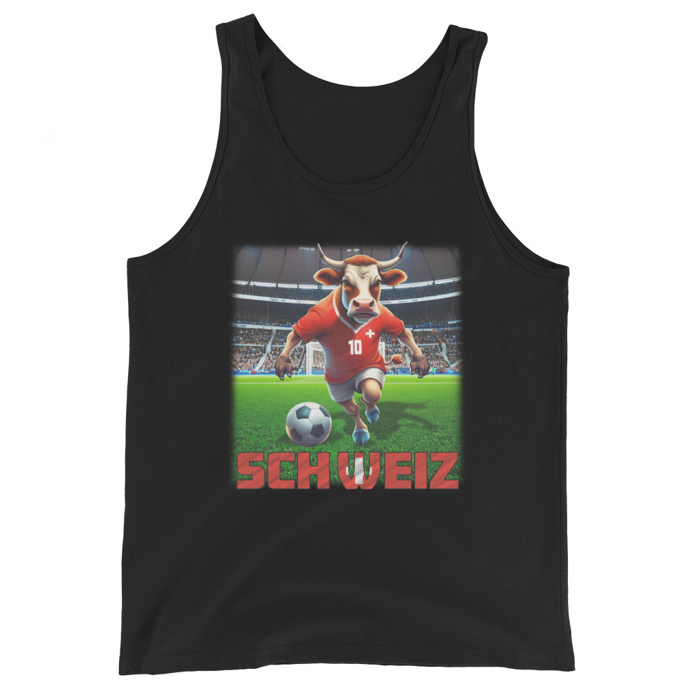 Schweiz EM Fußball Trikot Alternative Klassisches Unisex-Tank-Top