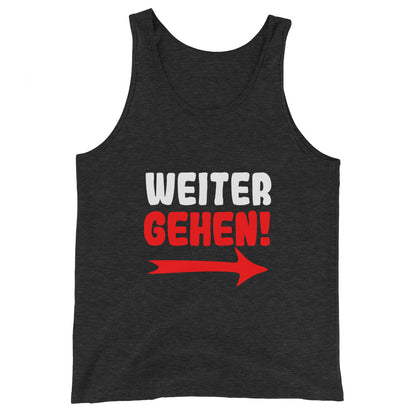 Unisex-Tank-Top "Weitergehen"