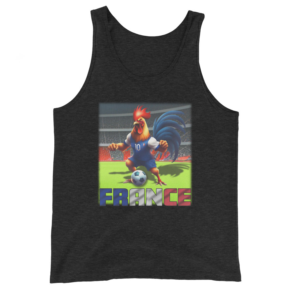 Frankreich EM Fußball Trikot Alternative Klassisches Unisex-Tank-Top