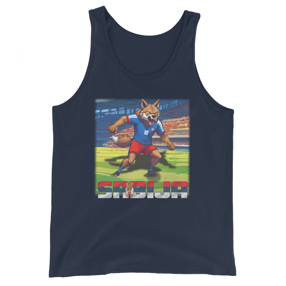 Serbien EM Fußball Trikot Alternative Klassisches Unisex-Tank-Top