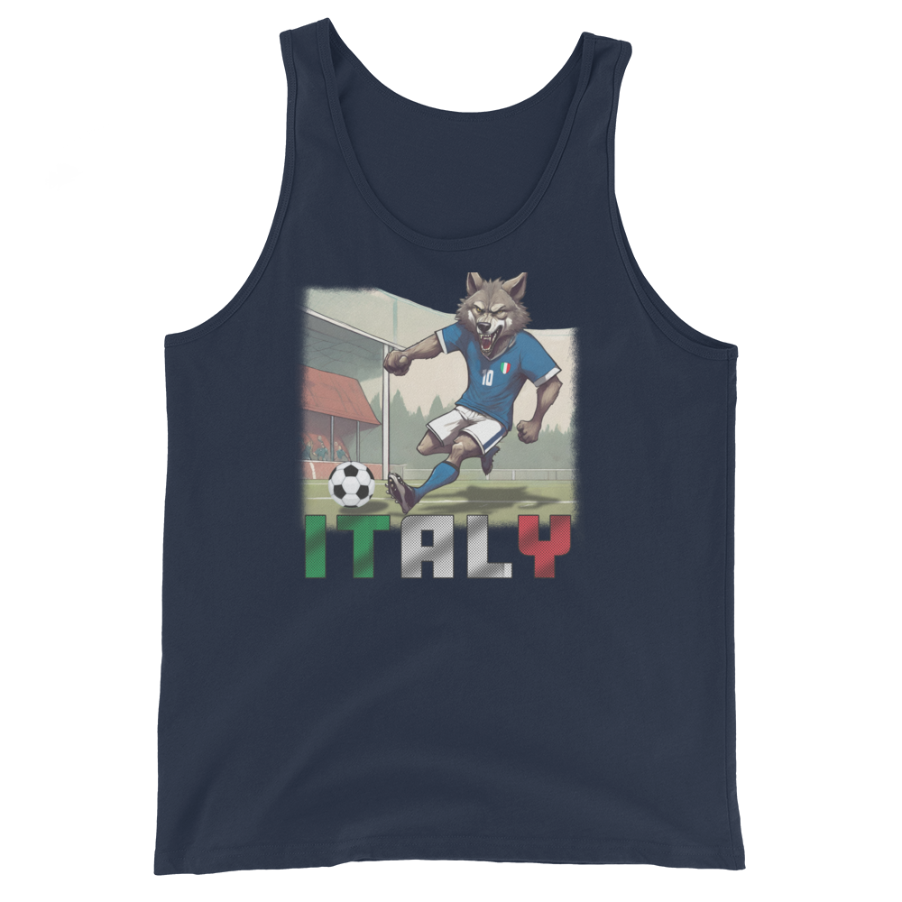 Italien EM Fußball Trikot Alternative Klassisches Unisex-Tank-Top