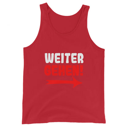 Unisex-Tank-Top "Weitergehen"