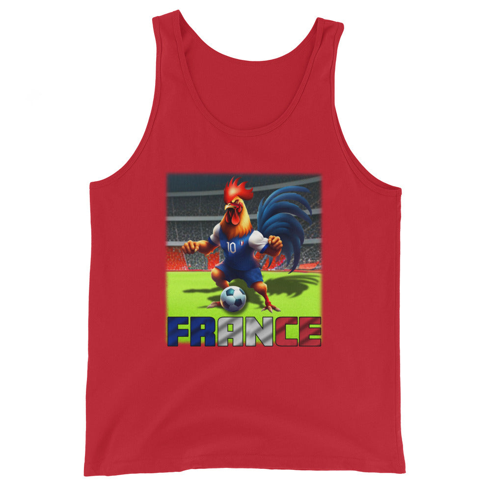 Frankreich EM Fußball Trikot Alternative Klassisches Unisex-Tank-Top