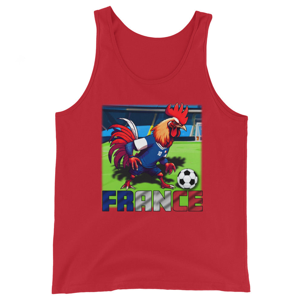 Frankreich EM Fußball Trikot Alternative Klassisches Unisex-Tank-Top