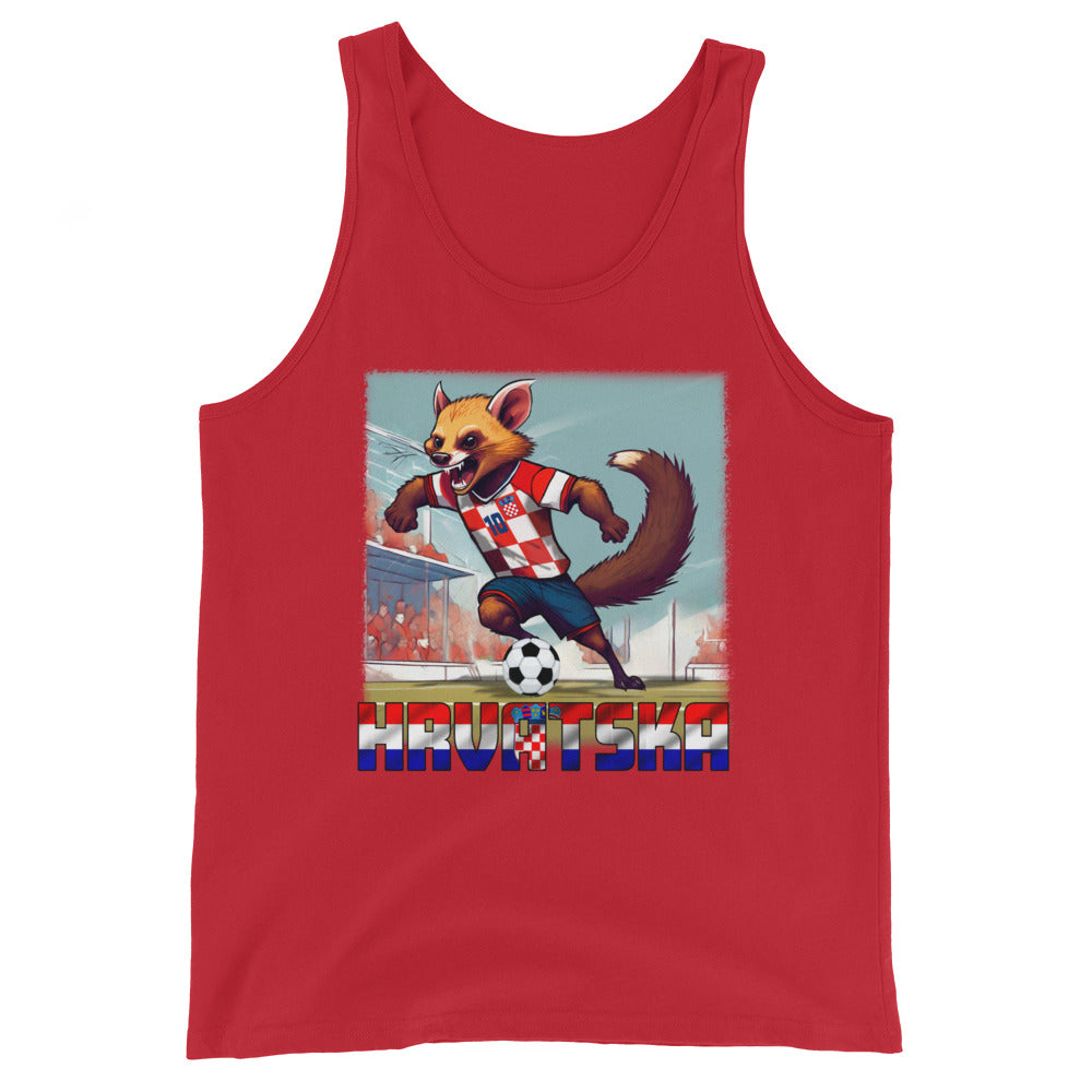 Kroatien EM Fußball Trikot Alternative Klassisches Unisex-Tank-Top