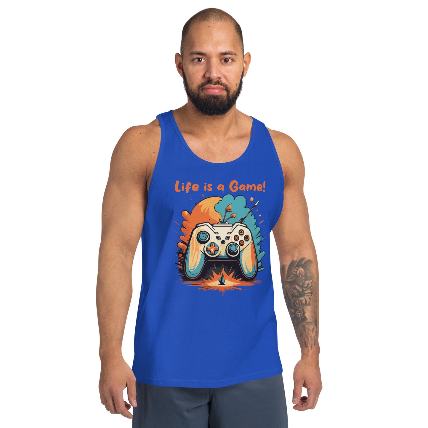 Tank top for men Life is a Game