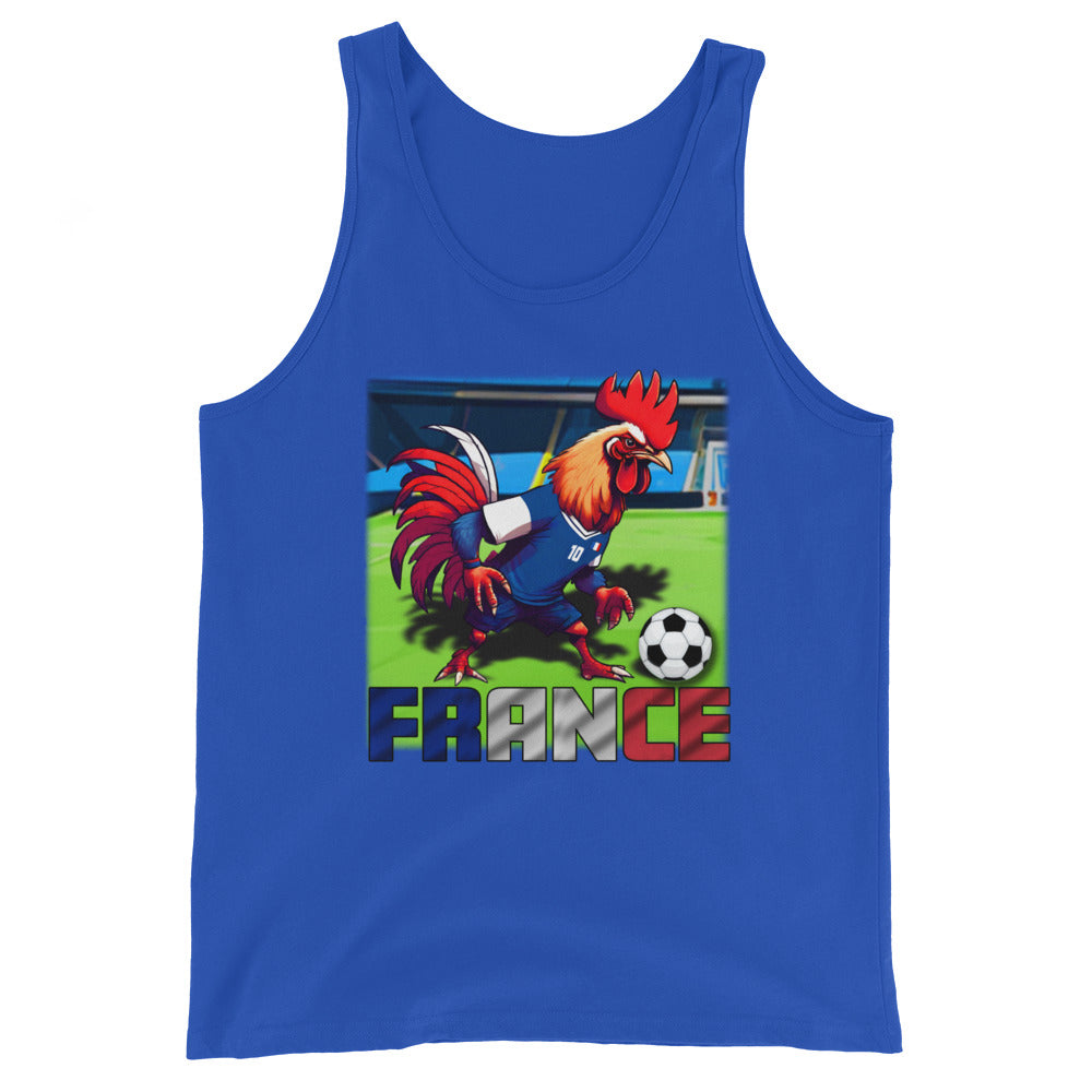 Frankreich EM Fußball Trikot Alternative Klassisches Unisex-Tank-Top