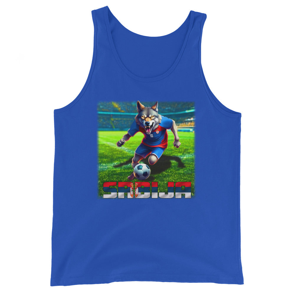 Serbien EM Fußball Trikot Alternative Klassisches Unisex-Tank-Top