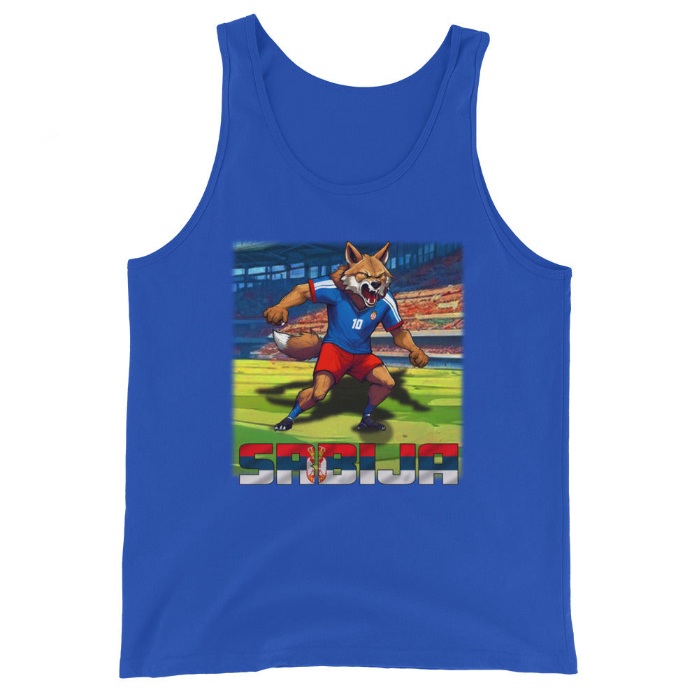 Serbien EM Fußball Trikot Alternative Klassisches Unisex-Tank-Top