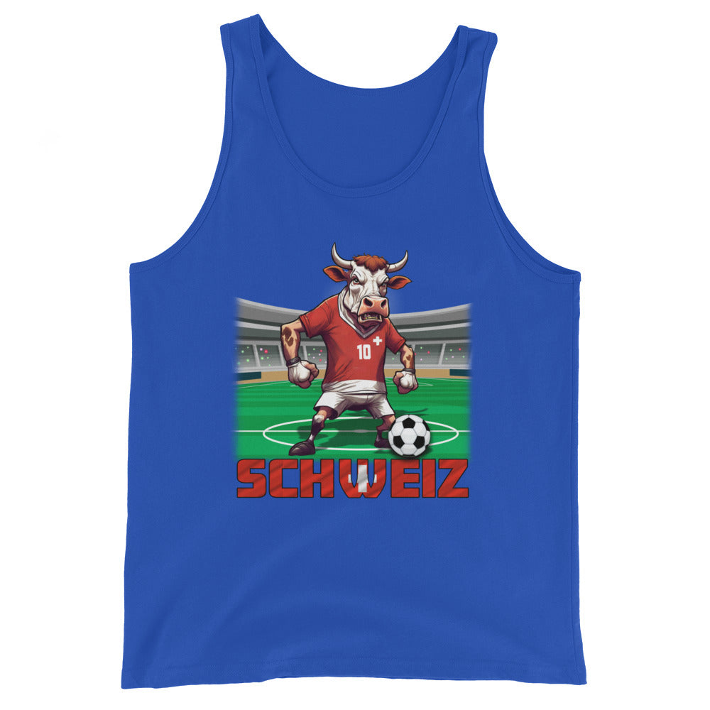 Schweiz EM Fußball Trikot Alternative Klassisches Unisex-Tank-Top