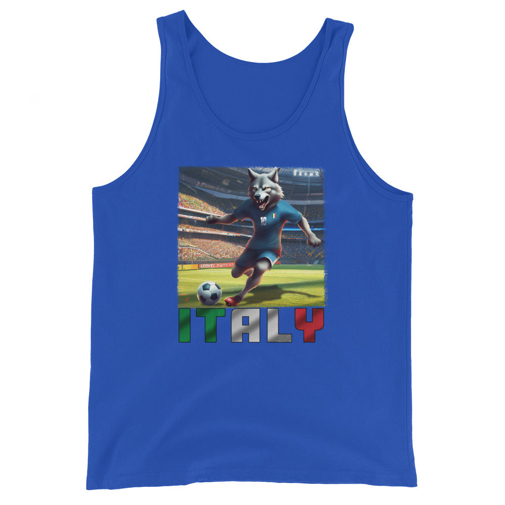 Italien EM Fußball Trikot Alternative Klassisches Unisex-Tank-Top