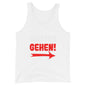 Unisex-Tank-Top "Weitergehen"