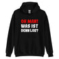 Unisex-Kapuzenpullover "Oh man! Was ist denn los?"