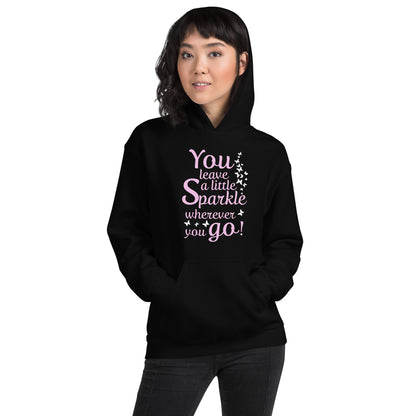 Frauen-Kapuzenpullover "You leave a little sparkle wherever you go"