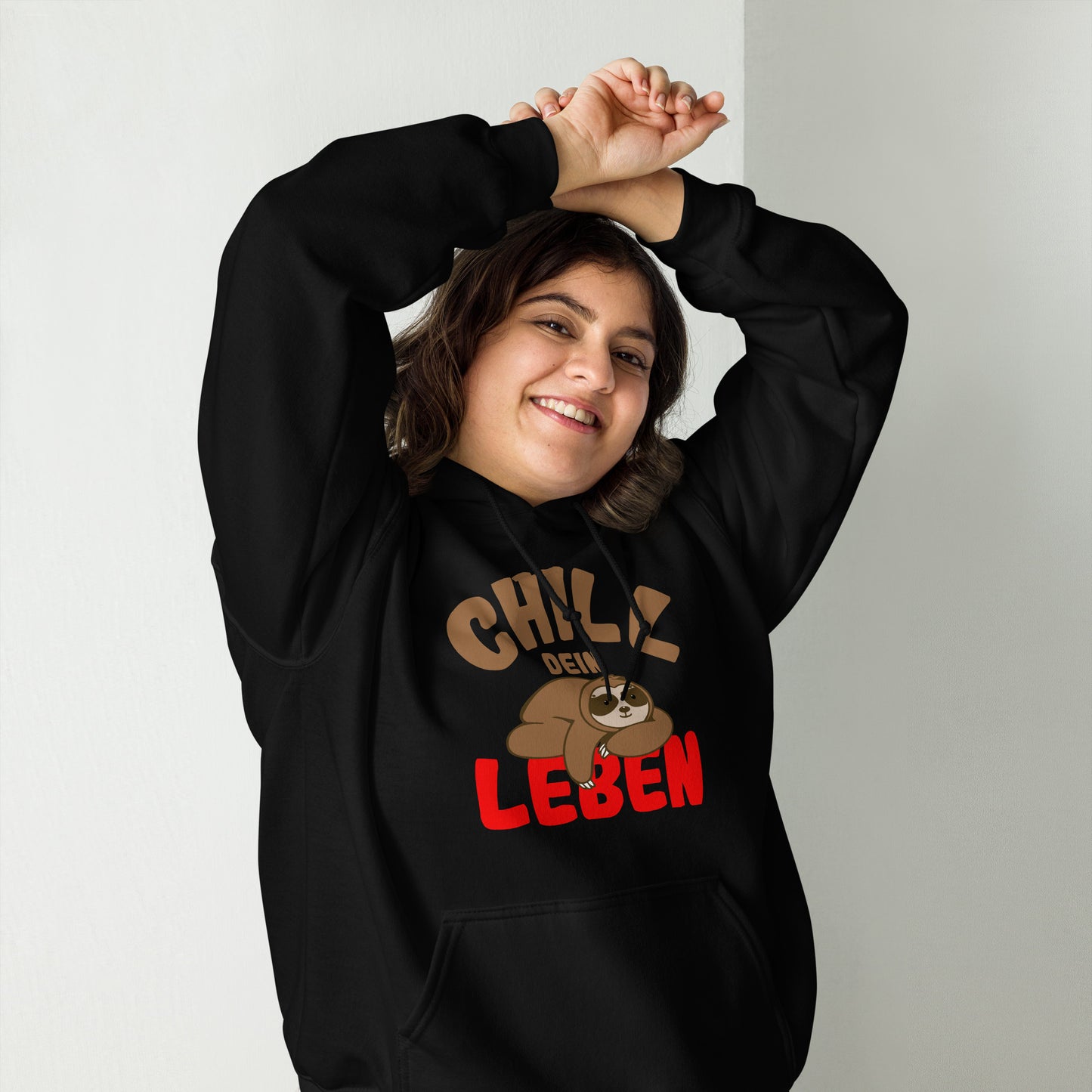 Unisex-Kapuzenpullover "Chill dein Leben"