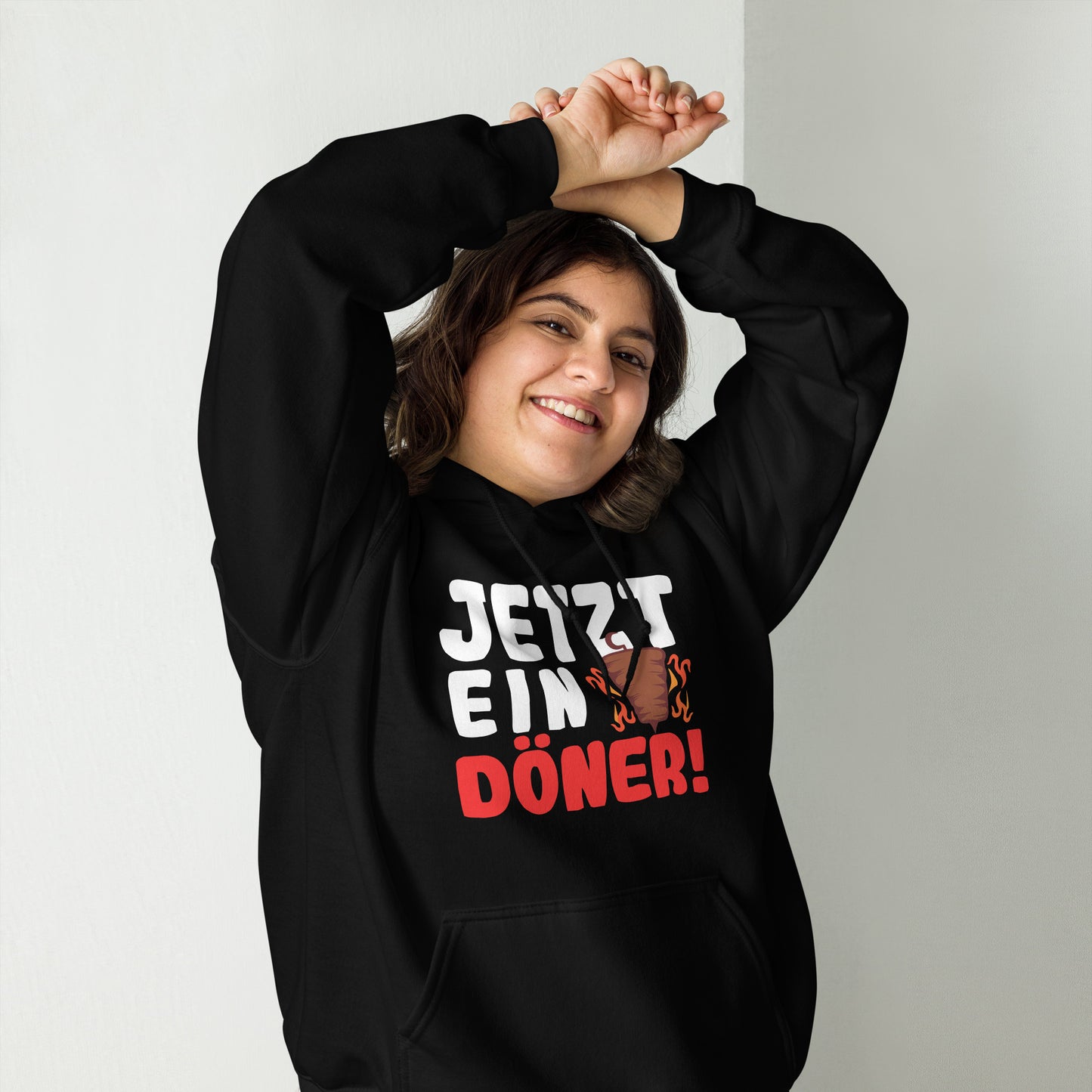 Unisex-Kapuzenpullover "Jetzt ein Döner"