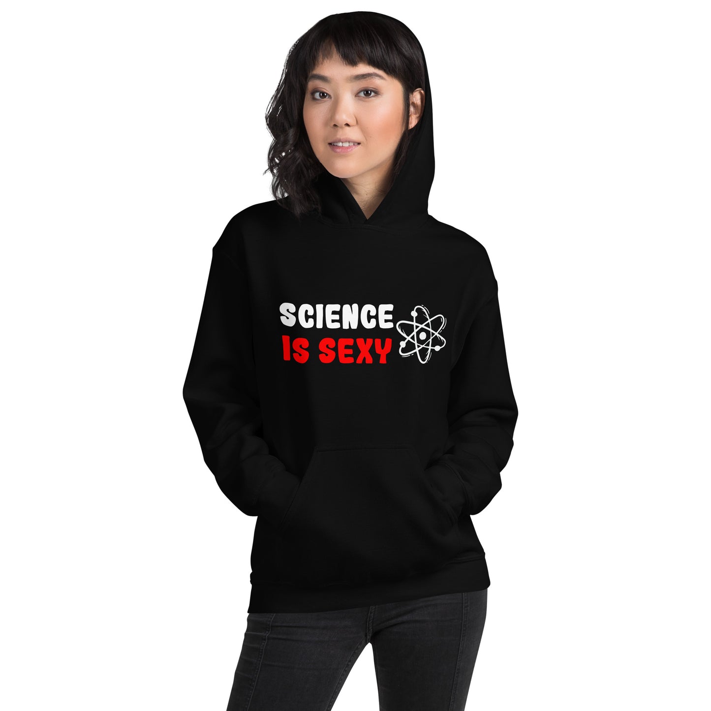 Unisex-Kapuzenpullover "Science is sexy"