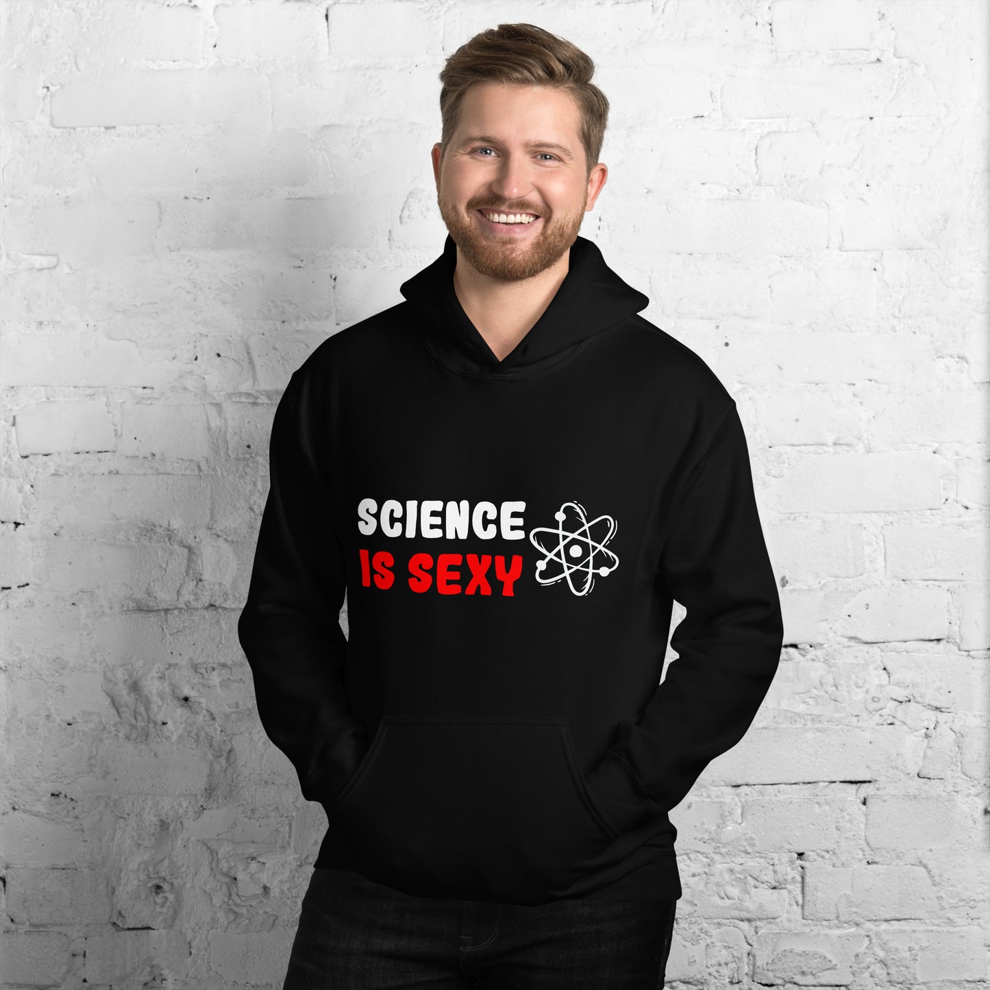 Unisex-Kapuzenpullover "Science is sexy"