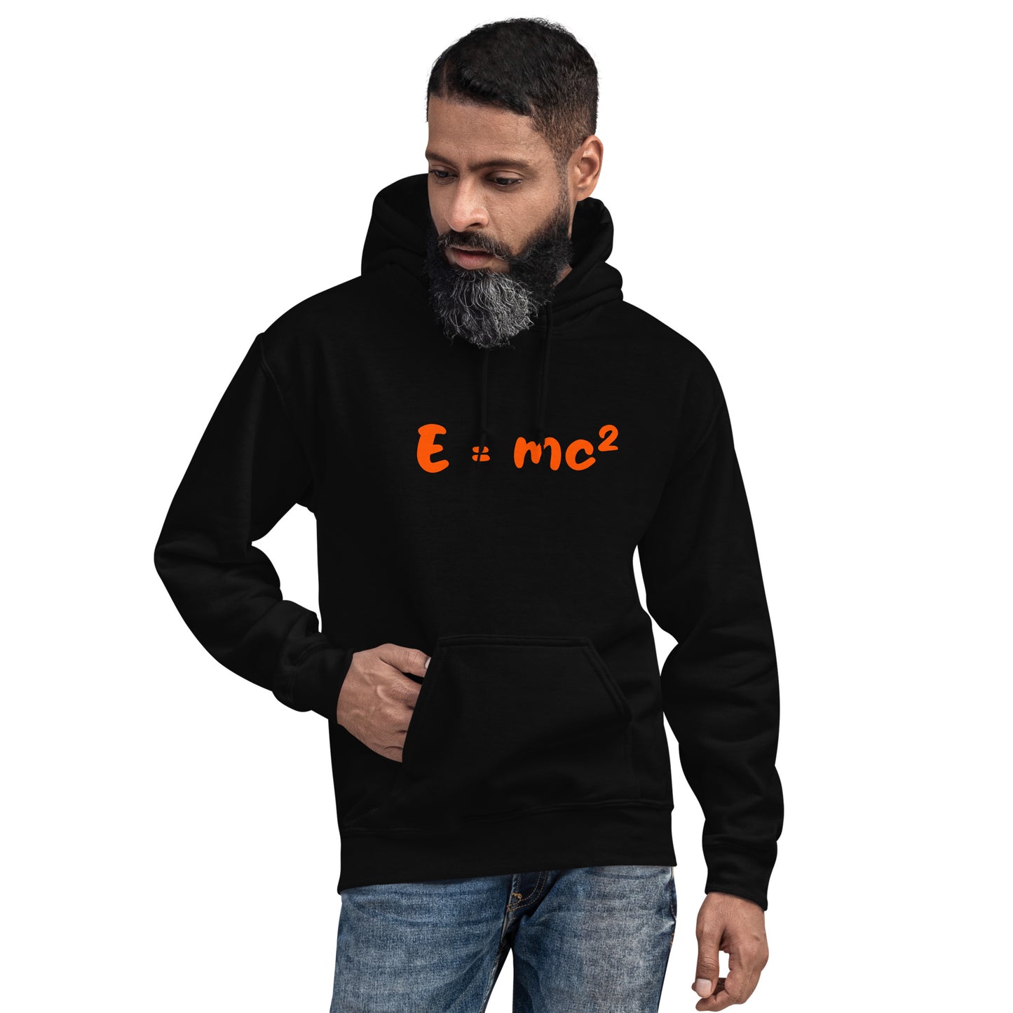 Unisex-Kapuzenpullover "E=mc²"