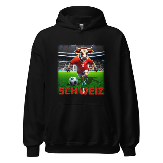 Schweiz EM Fußball Trikot Unisex-Kapuzenpullover