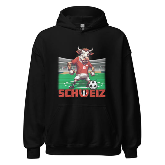 Schweiz EM Fußball Trikot Unisex-Kapuzenpullover