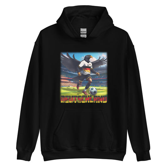 Deutschland EM Fußball Trikot Alternative Unisex Hoodie