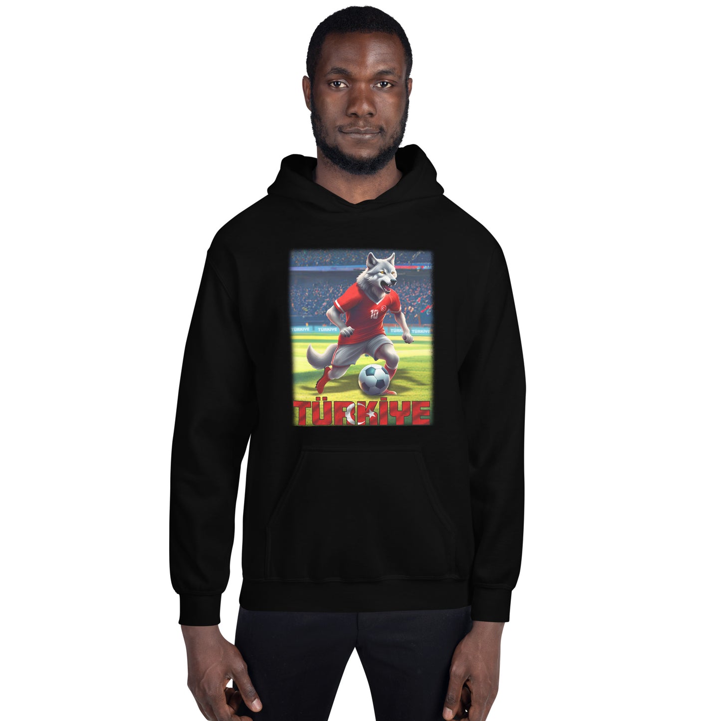 Türkei EM Fußball Trikot Alternative Unisex-Kapuzenpullover