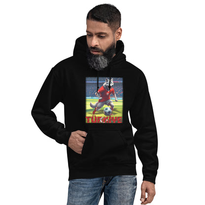 Türkei EM Fußball Trikot Alternative Unisex-Kapuzenpullover