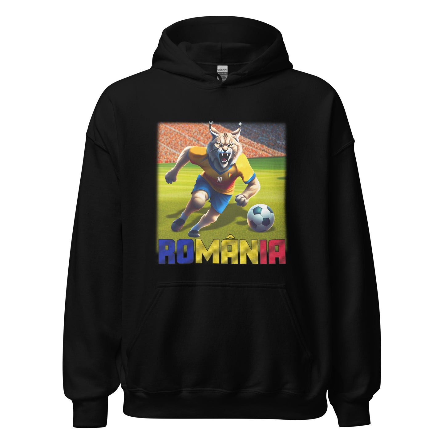 Rumänien EM Fußball Trikot Alternative Unisex-Kapuzenpullover