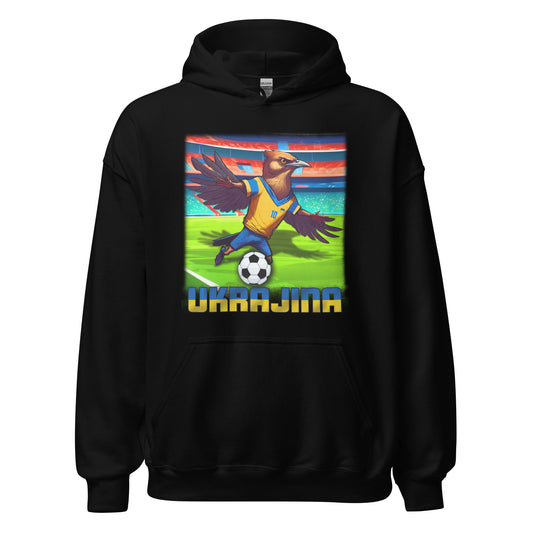 Ukraine EM Fußball Trikot Alternative Unisex-Kapuzenpullover