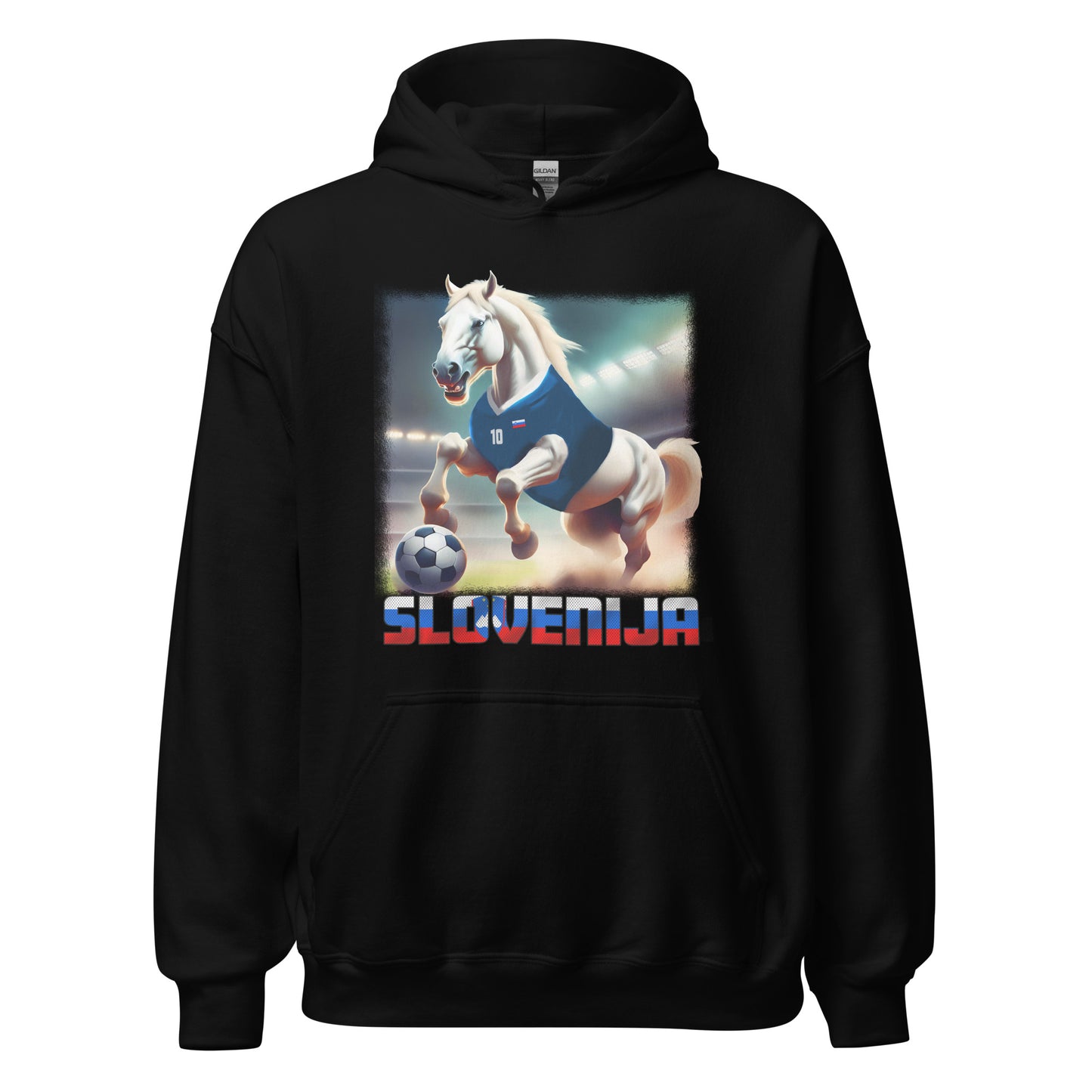 Slowenien EM Fußball Trikot Alternative Unisex-Kapuzenpullover