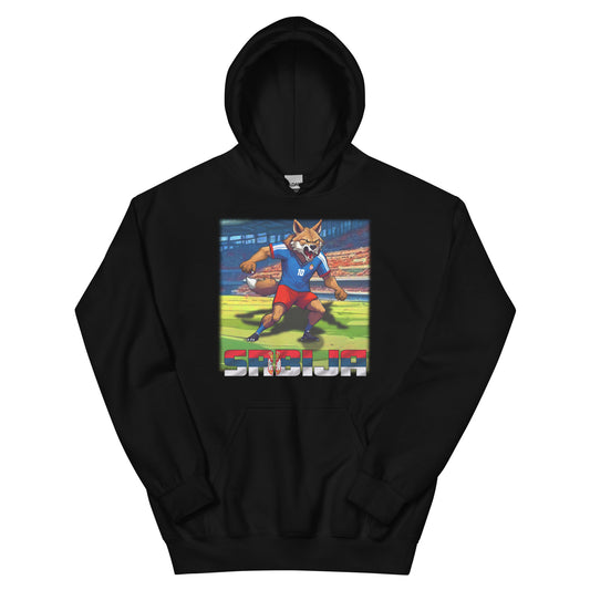 Serbien EM Fußball Trikot Alternative Unisex Hoodie