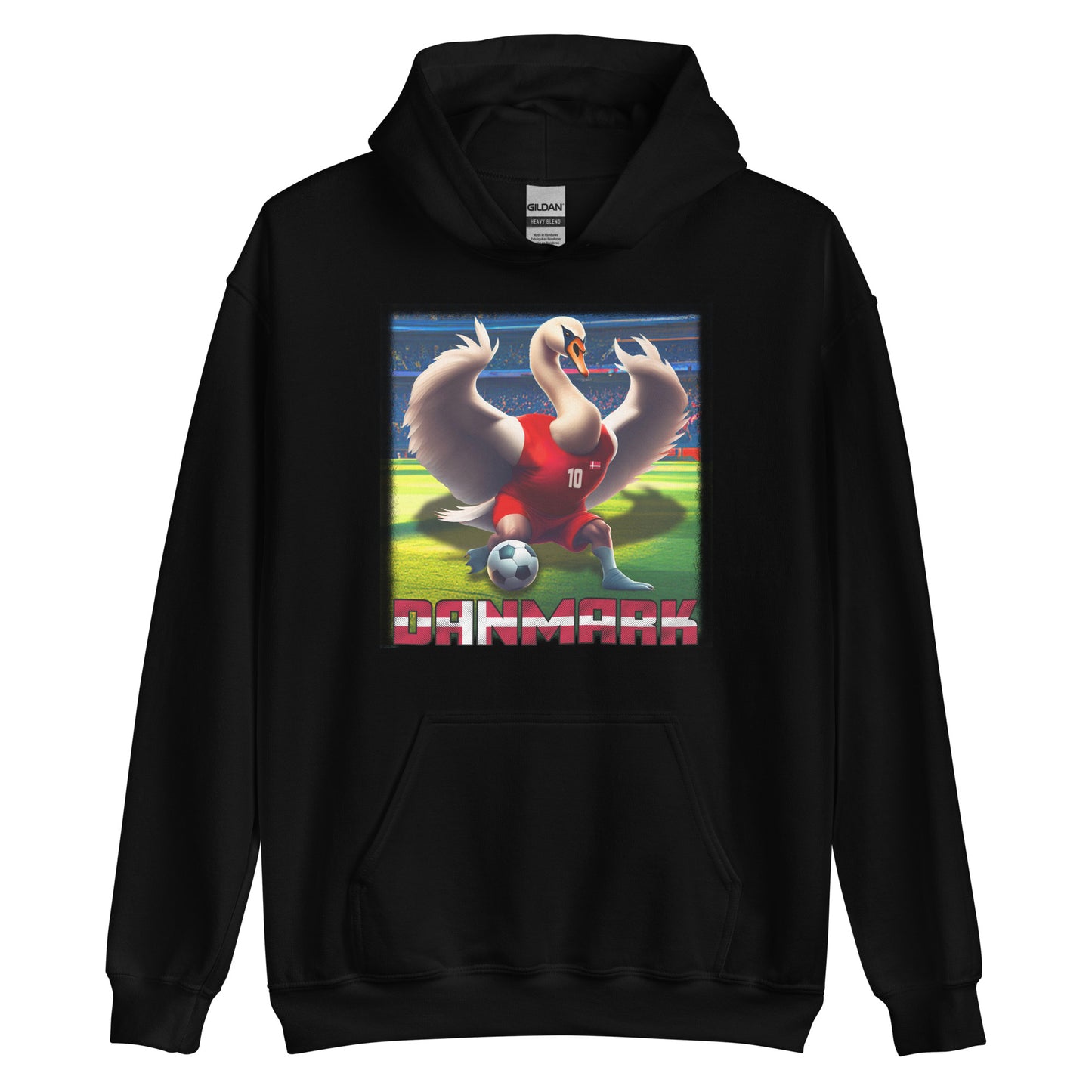 Dänemark EM Fußball Trikot Alternative Unisex-Kapuzenpullover