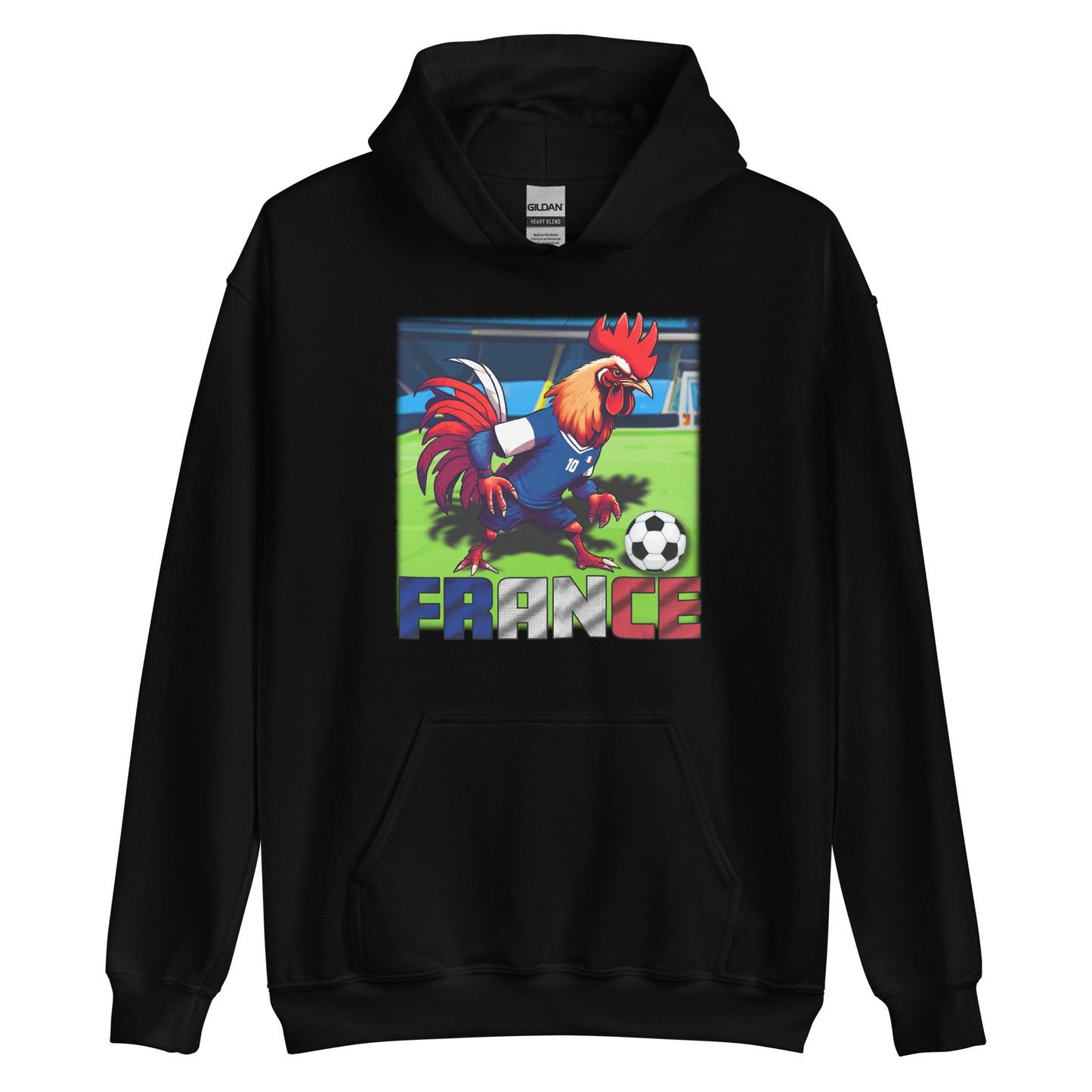 Frankreich EM Fußball Trikot Alternative Unisex-Kapuzenpullover