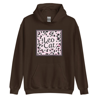 Frauen-Kapuzenpullover Leopard Design "Leo Cat"