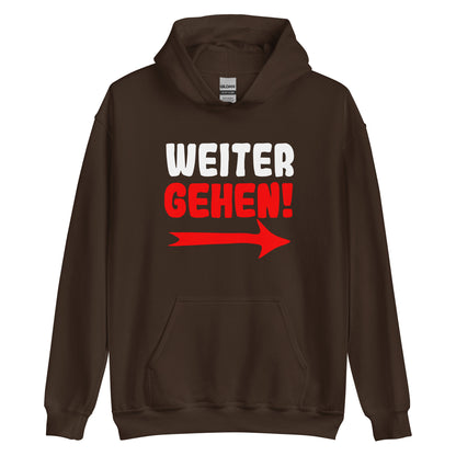 Unisex-Kapuzenpullover "Weitergehen"