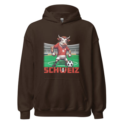 Sweat à capuche unisexe, maillot de football du Championnat d'Europe de Suisse