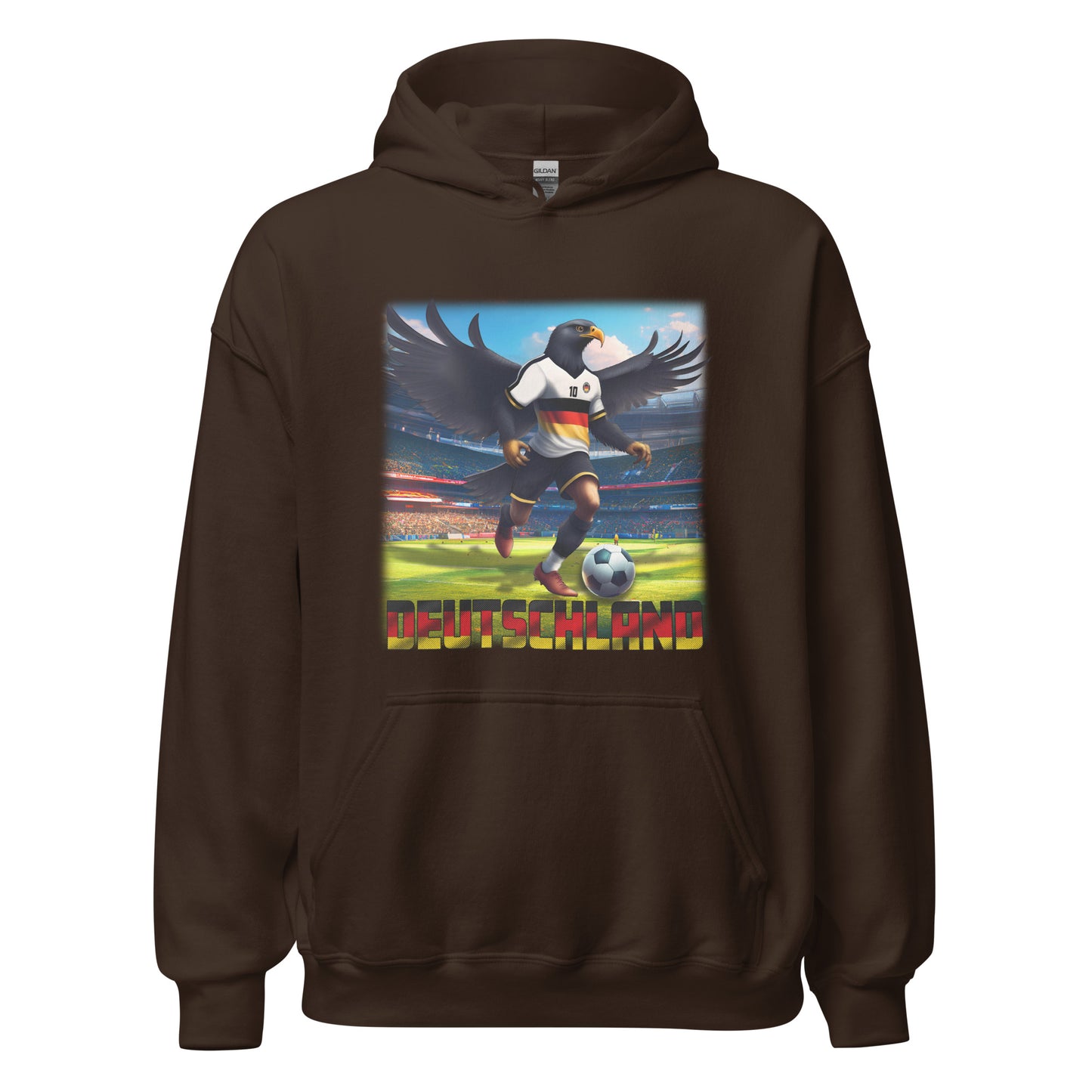 Deutschland EM Fußball Trikot Alternative Unisex Hoodie