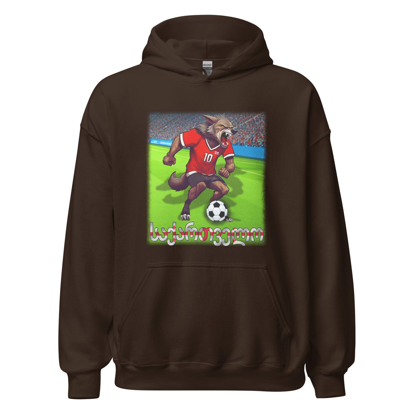 Georgien EM Fußball Trikot Alternative Unisex-Kapuzenpullover