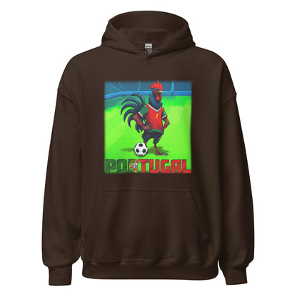 Portugal EM Fußball Trikot Alternative Unisex-Kapuzenpullover