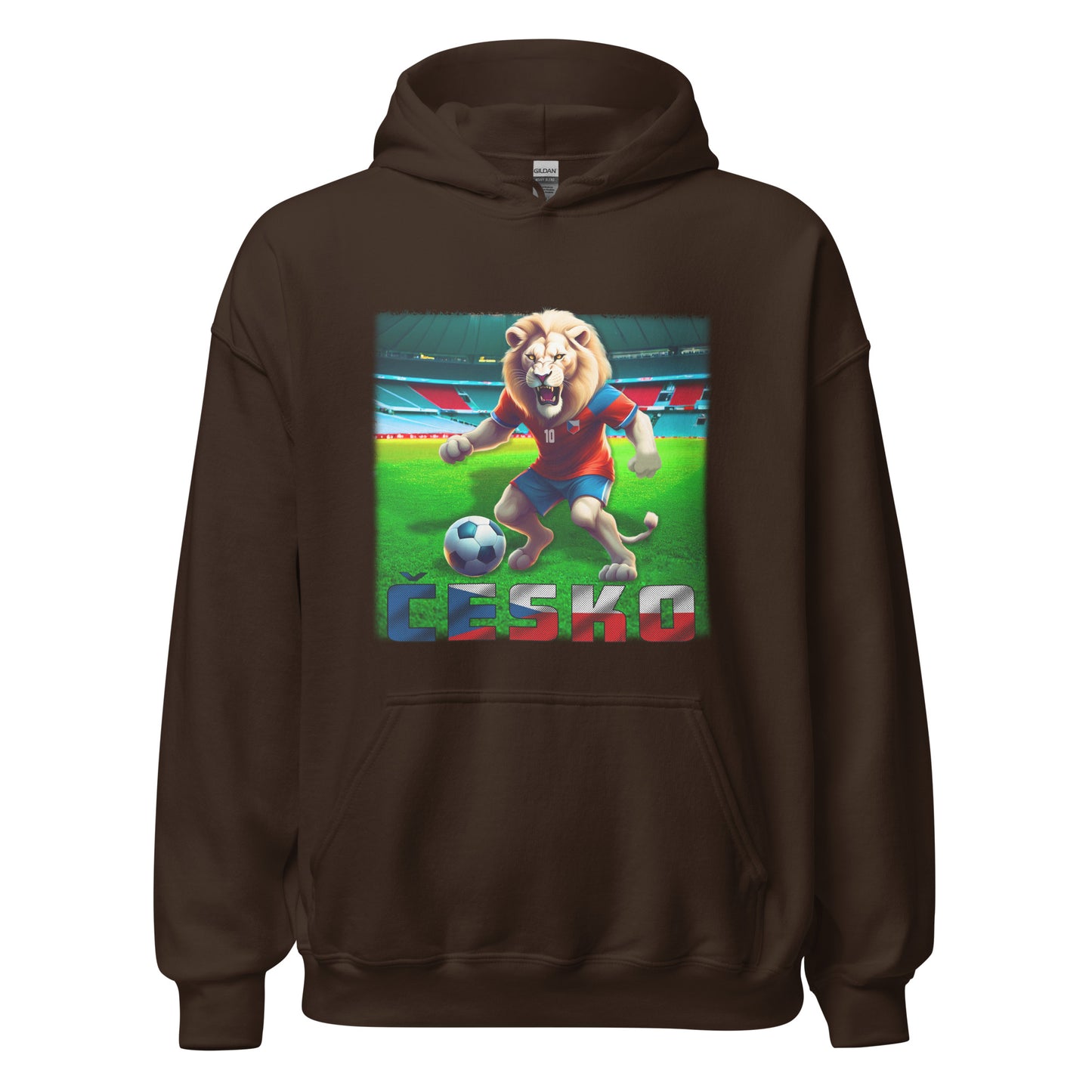 Tschechien EM Fußball Trikot Alternative Unisex-Kapuzenpullover