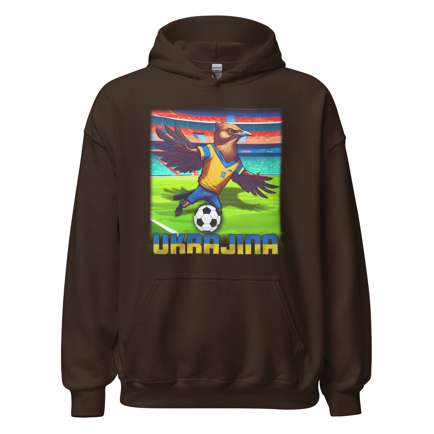 Ukraine EM Fußball Trikot Alternative Unisex-Kapuzenpullover