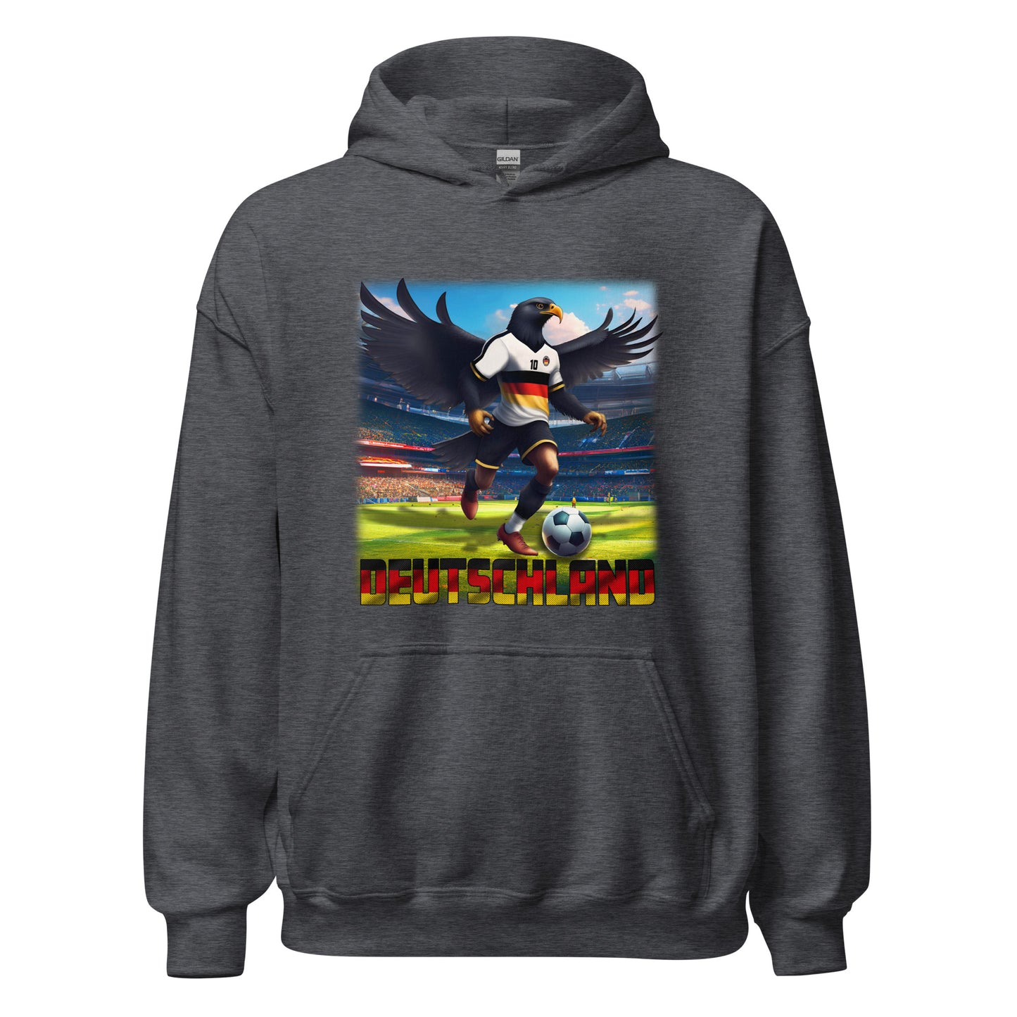 Deutschland EM Fußball Trikot Alternative Unisex Hoodie