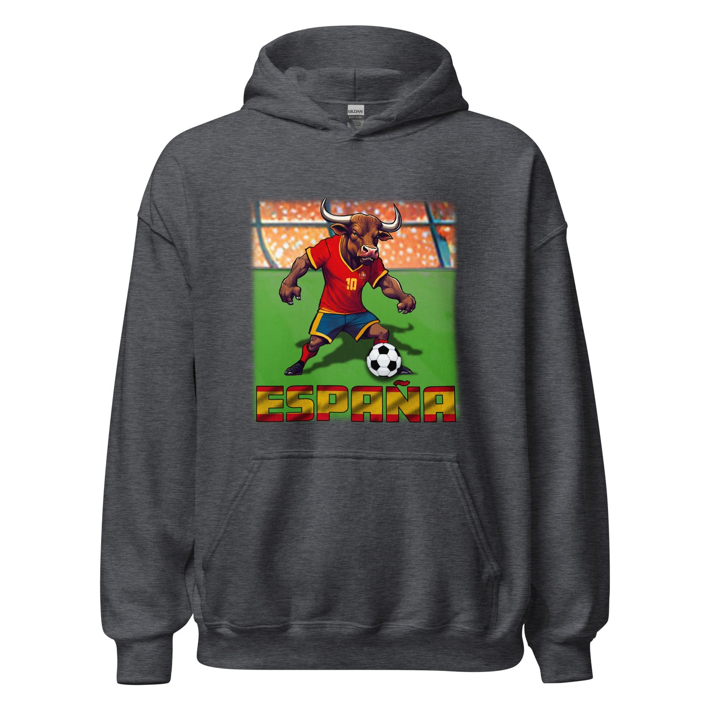 Spanien EM Fußball Trikot Alternative Unisex-Kapuzenpullover