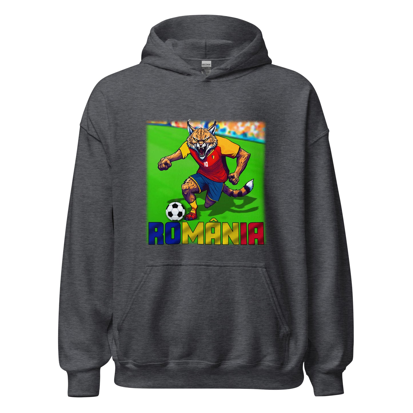 Rumänien EM Fußball Trikot Alternative Unisex-Kapuzenpullover