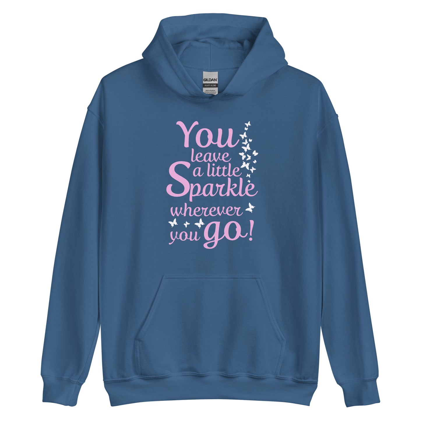 Frauen-Kapuzenpullover "You leave a little sparkle wherever you go"