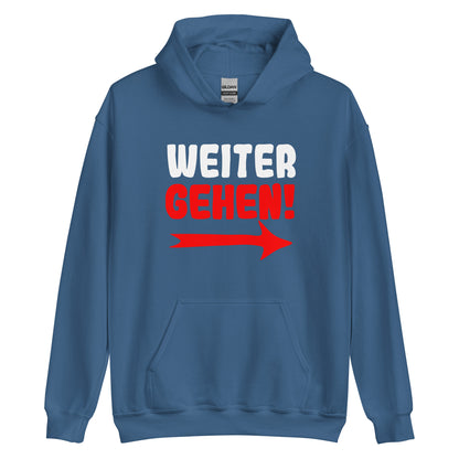 Unisex-Kapuzenpullover "Weitergehen"