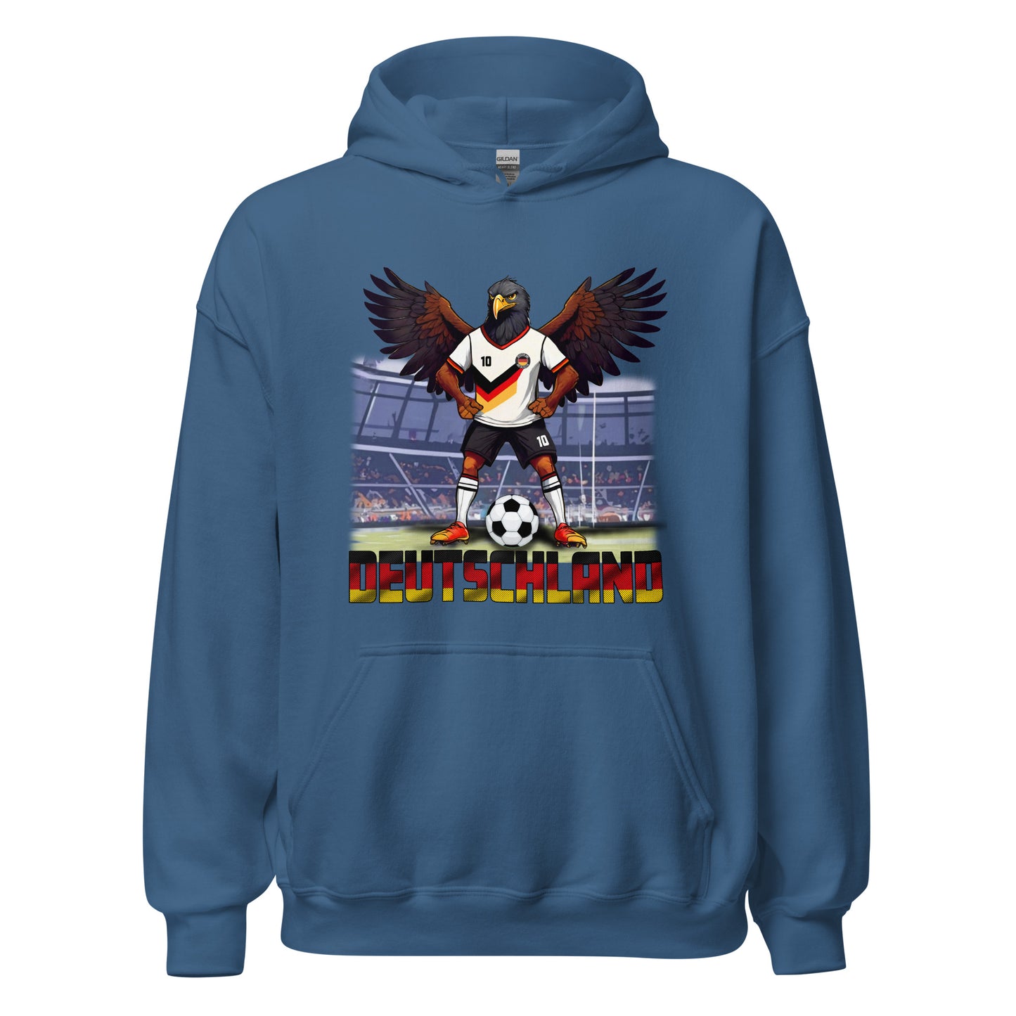 Deutschland EM Fußball Trikot Alternative Unisex-Kapuzenpullover