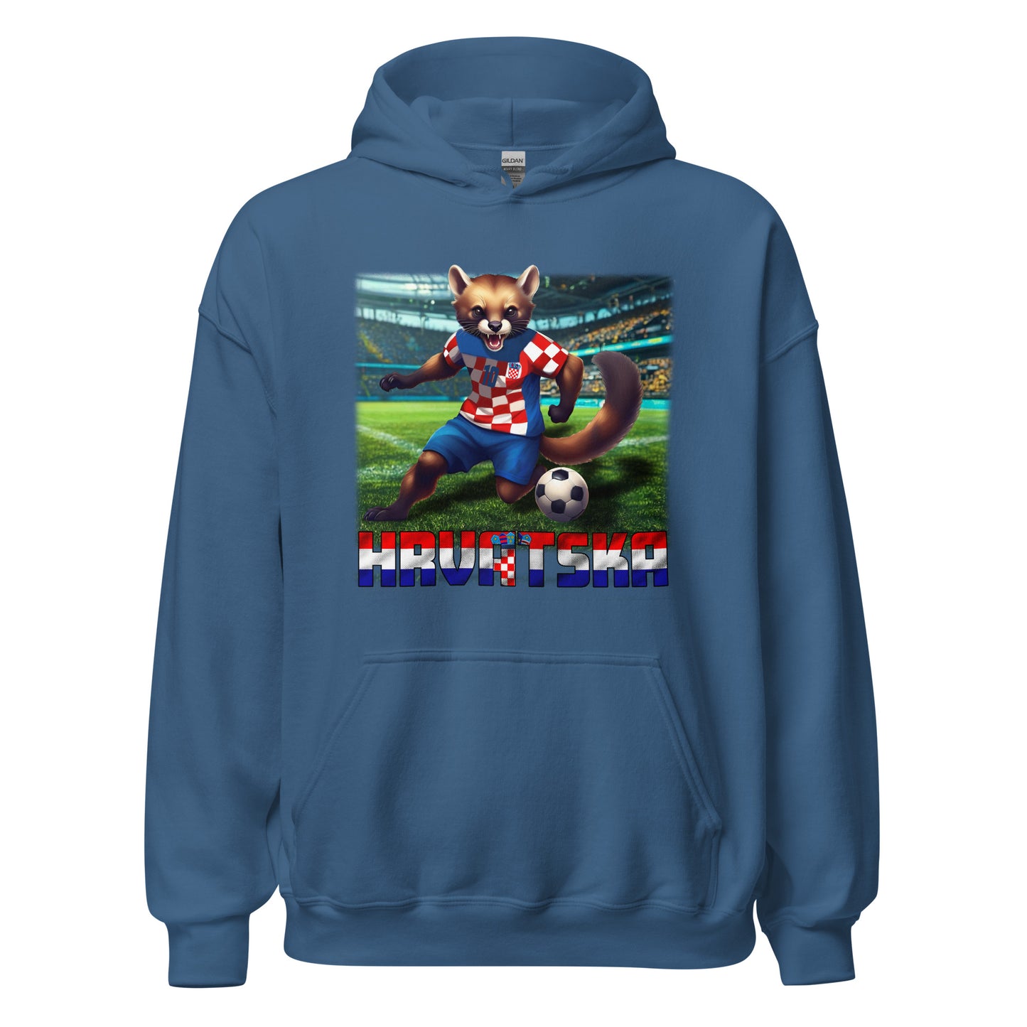 Kroatien EM Fußball Trikot Alternative Unisex-Kapuzenpullover